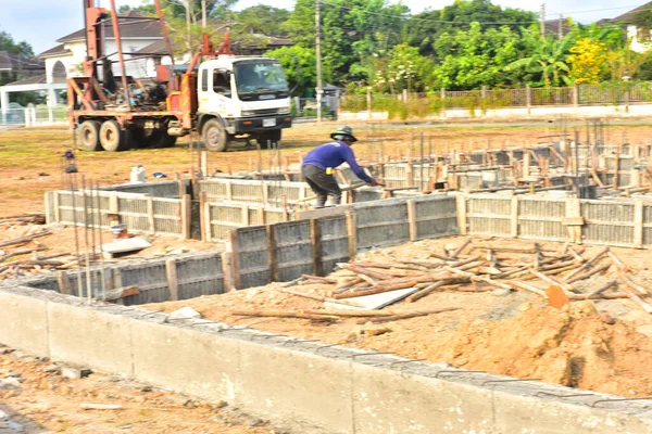 Rayong Tailândia Março 2020 Conceito Negócio Construção Trabalho Equipe Pessoas — Fotografia de Stock