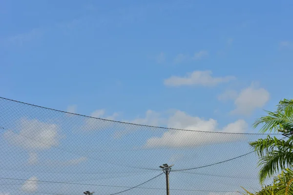 Синє Небо Білі Хмари Фону — стокове фото