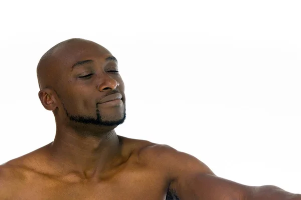 긍정적인 흑인 남자 — 스톡 사진