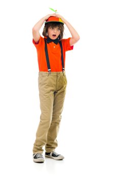 şok palyaço genç çocuk