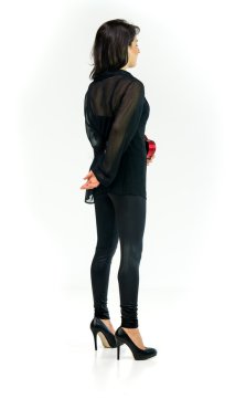 güzel kadın yan görünüm