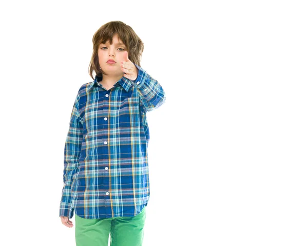 Teenage boy welcoming with handshake — Stock Photo, Image