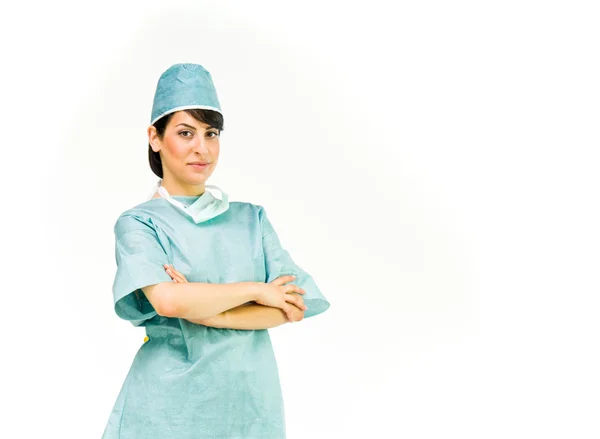 Happy confident doctor woman — Stock Photo, Image