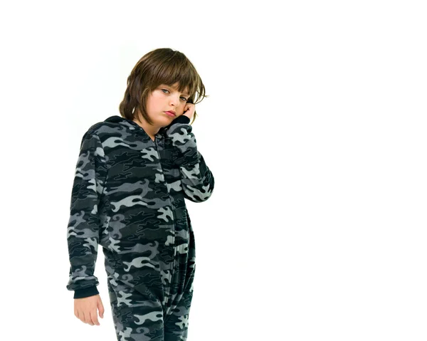 Depressed  sad teenage boy — Stock Photo, Image