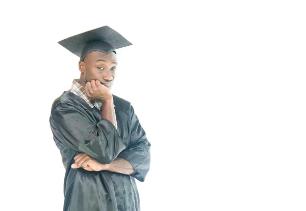 Triste africano americano estudiante —  Fotos de Stock