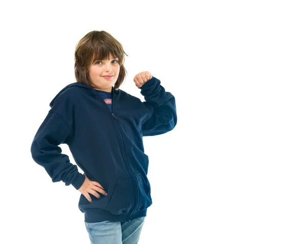 Proud confident teenage boy — Stock Photo, Image