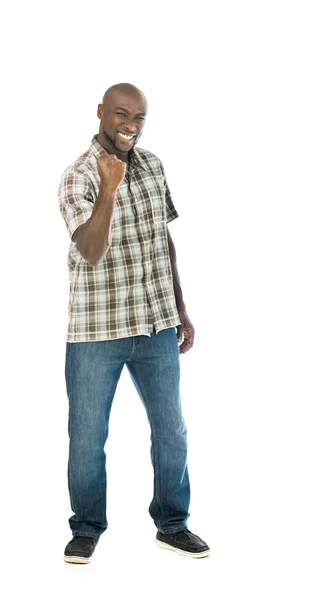 Afro-Amerikaanse man weergegeven: vuist — Stockfoto