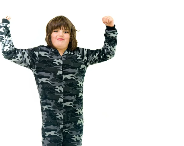 Alegre feliz adolescente chico — Foto de Stock