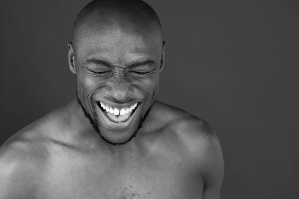아프리카계 미국인 남자 비명 — 스톡 사진