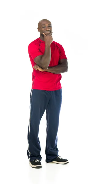 Thinking fit athlete man — Stock Photo, Image