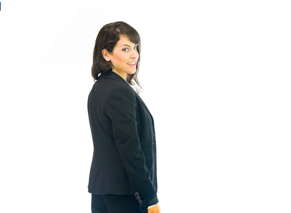 Young happy businesswoman — Stock Photo, Image