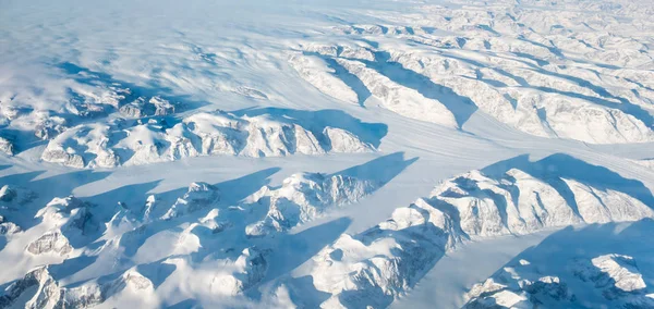 Flygfoto över polar landskap — Stockfoto