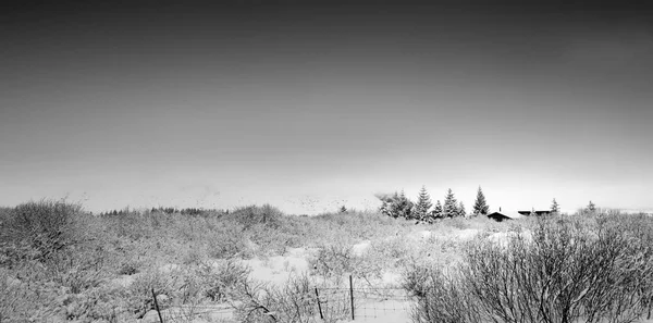 Tief verschneite Landschaft — Stockfoto