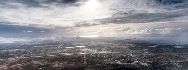 Vista aérea da paisagem polar — Fotografia de Stock