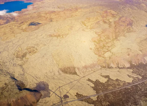 Manzara ve su büyük genişlik havadan görünümü — Stok fotoğraf