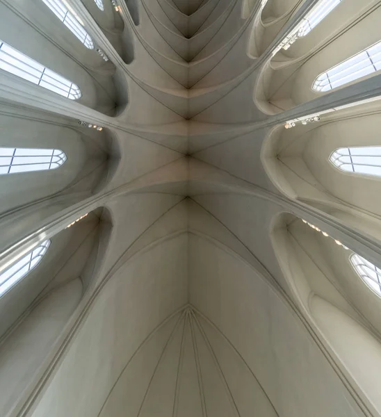 Vaulted church ceiling