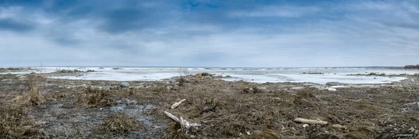 Landsbygdens scen av seascape på Ontario — Stockfoto