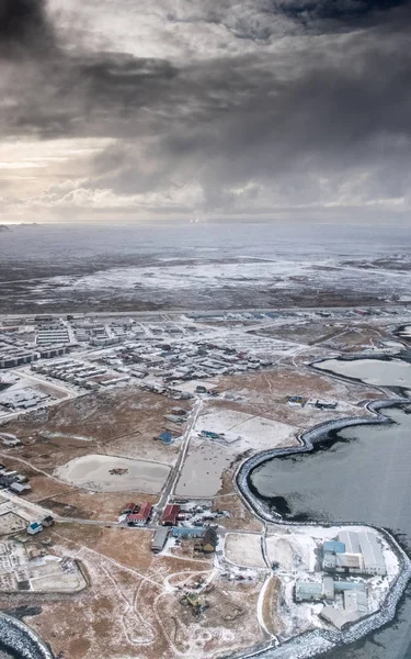 Vista aérea da paisagem polar — Fotografia de Stock