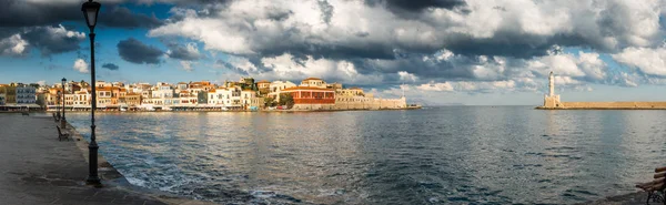 View Chania Cityscape Sea Crete Greece — Stock Photo, Image