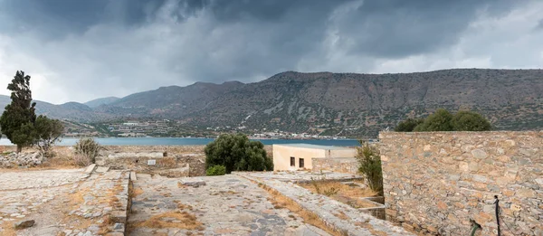 Fortaleza Spinalonga Isla Creta Grecia — Foto de Stock