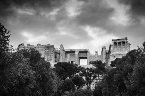 Antiguas Ruinas Del Partenón Acrópolis Atenas Atenas Grecia — Foto de Stock