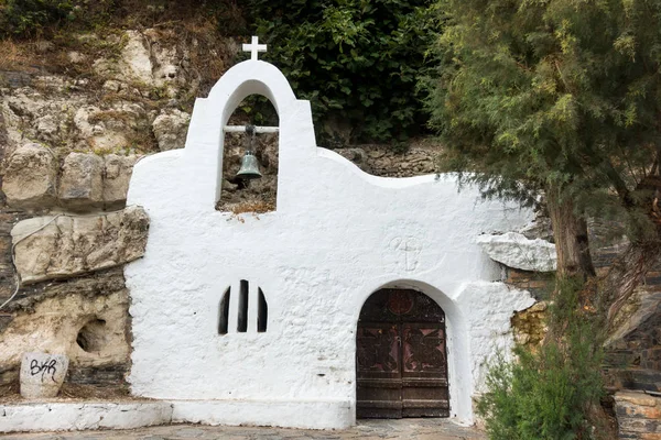 Church Entrance Nikos Agiolaos Crete Greece — Stock Photo, Image