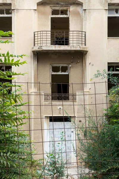 Exteriorul Clădirii Abandonate Heraklion Grecia — Fotografie, imagine de stoc