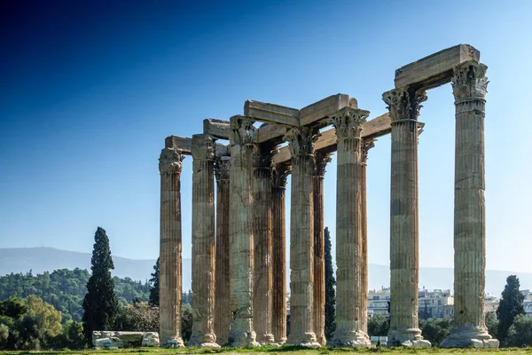 Temple Of Olympian Zeus - Athens, — Stock Photo, Image