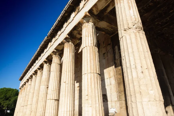 Ruínas Velhas Temple Hephaestus Atenas Greece — Fotografia de Stock