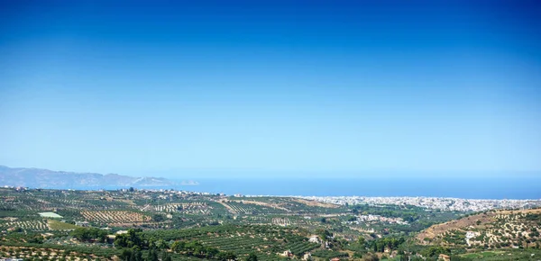 Malowniczy Widok Wyspa Kreta Krajobraz Tle Nieba Heraklion Grecja — Zdjęcie stockowe