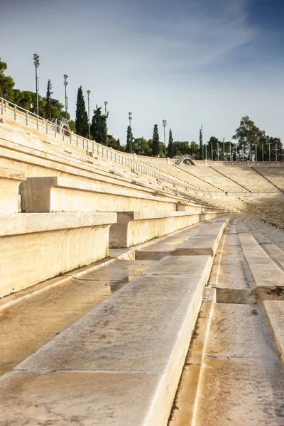 Schritte Panathinaiko Stadion Athens Griechenland — Stockfoto
