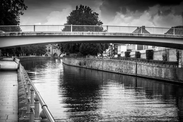 Pont Des Trous Yaya Köprüsü Üzerinde Nehir Tournai Belçika — Stok fotoğraf