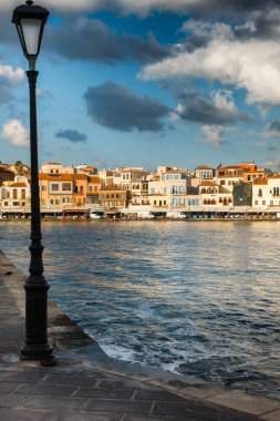 Cityscape İskelesi, Hanya, Girit, Yunanistan üzerinden görünümünü