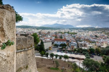 Fortezza, Girit, Yunanistan kale ile Rethymno şehir