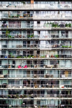 Dış görünümünü bir apartman binası, Toronto, Canada