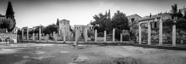 Columnas Históricas Biblioteca Adriano Atenas Grecia —  Fotos de Stock