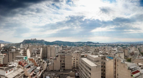 Városképet Gazdagító Épületnek Szánták Hegyi Ellen Athén Görögország — Stock Fotó