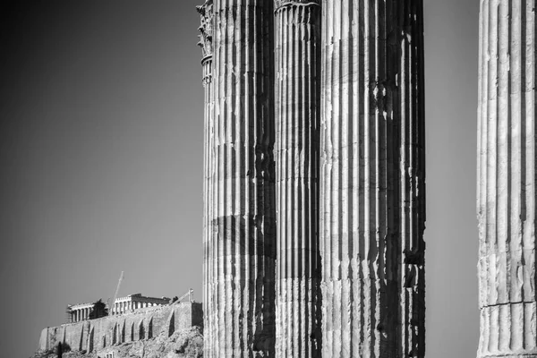 올림픽 제우스-아테네의 사원, — 스톡 사진