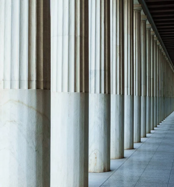 Restored Stoa Attalos Athens Greece — Stock Photo, Image