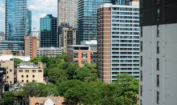 Vista Los Edificios Toronto City Canadá — Foto de Stock