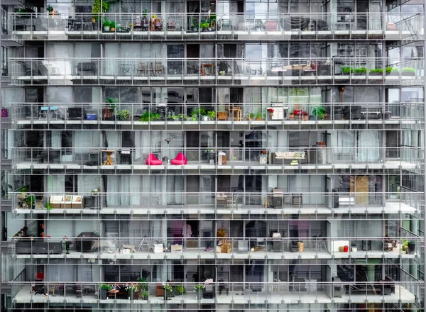 Exterior View Apartment Building Toronto Canada — Stock Photo, Image