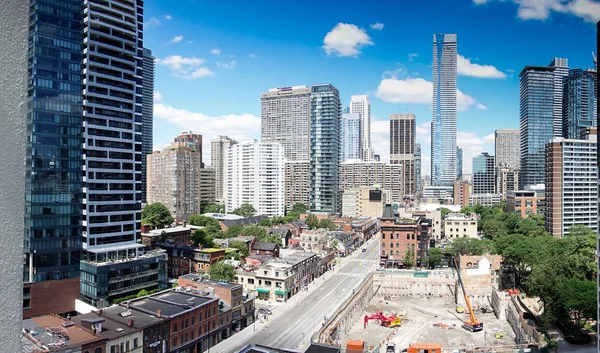 Vista Los Edificios Toronto City Canadá —  Fotos de Stock