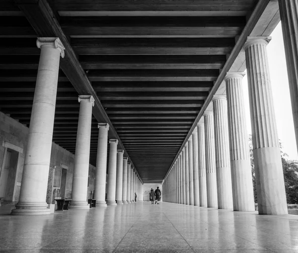 Obnovený Stoa Attalos Atény Řecko — Stock fotografie