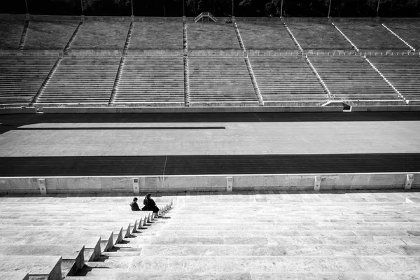 High Angle View People Bleachers Athens Greece — Stock Photo, Image