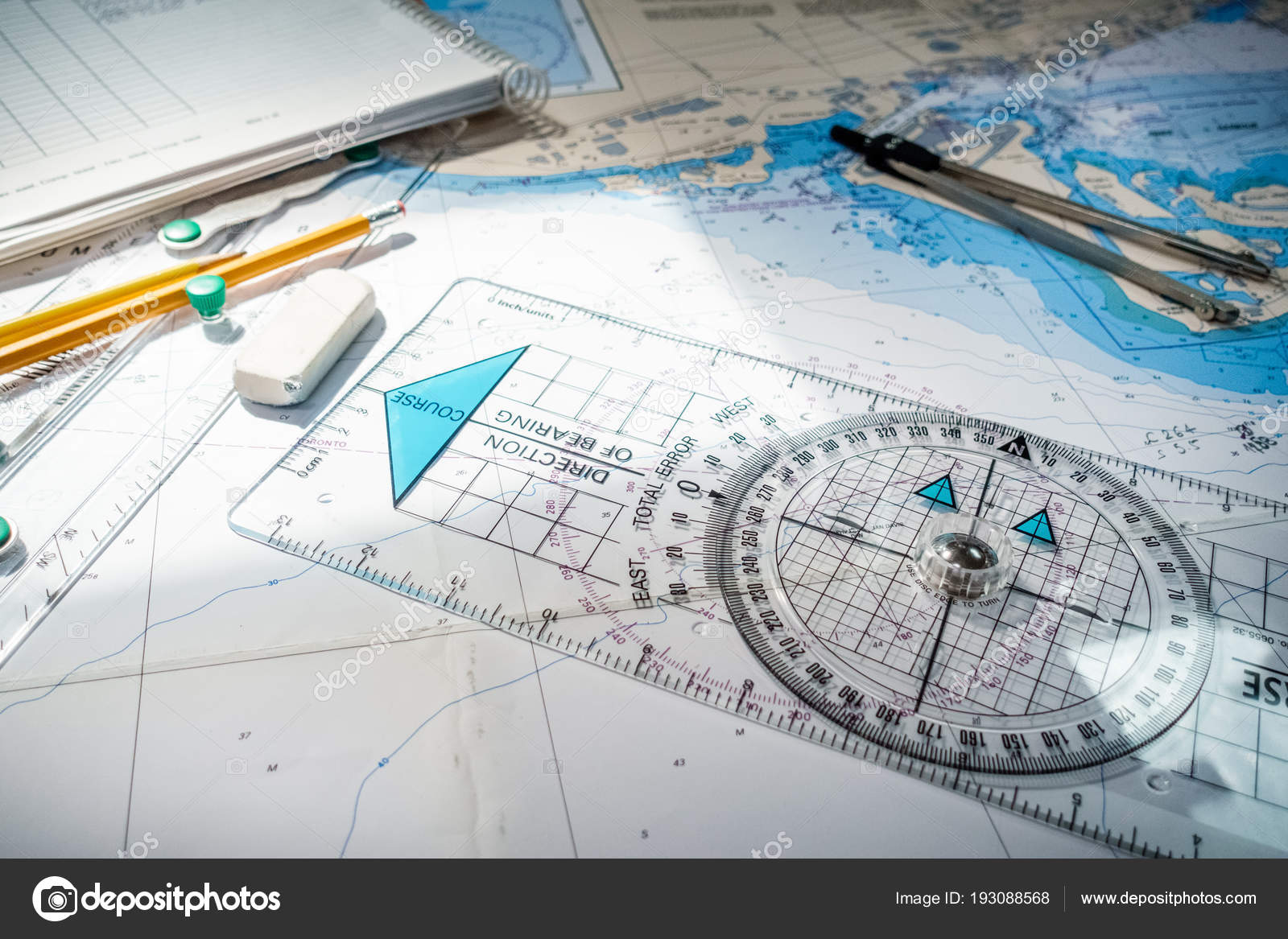 Navigational Compass Map Toronto Canada Stock Photo by ©Bruno135 193088568