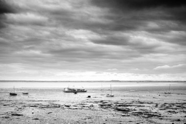 Görünüm Beach, Brittany, Fransa