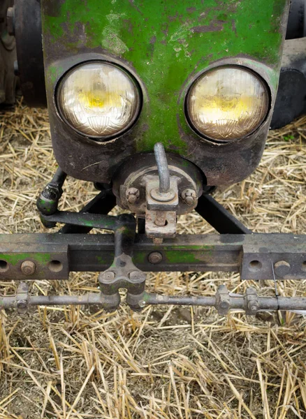 Headlight Old Tractor — Stock Photo, Image