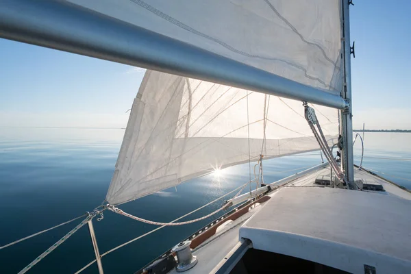 Seascape Boat Deck Sky Toronto Canada — Stock Photo, Image