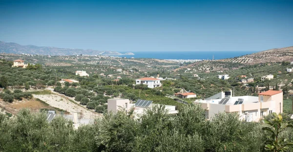 Beskåda Townen Och Det Gröna Landskap — Stockfoto