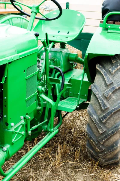 Headlight Old Tractor Close Shot — Stock Photo, Image